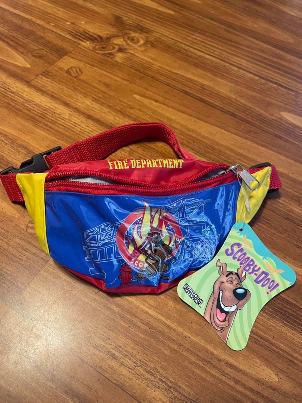 Scooby-Doo Fire Department Kids Fanny Pack - Red, Blue, Yellow